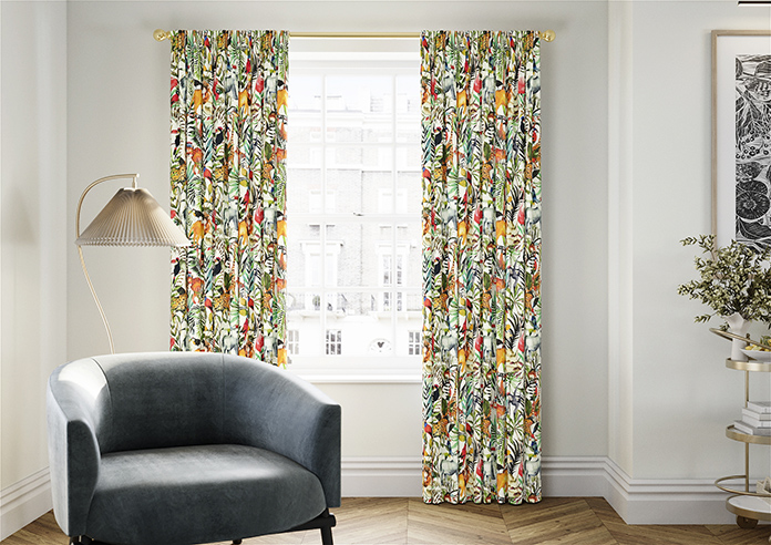 King of the Jungle, Safari - Made to Measure Curtains - Image 3